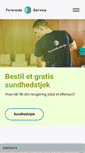 Mobile Screenshot of forenede-service.dk